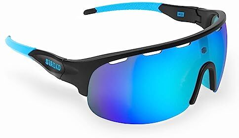 SIROKO Gafas de sol ciclismo K3 Triathlon Negro Hombre y Mujer