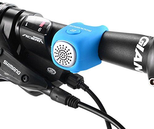 ROCKBROS Timbre Bicicleta Electrónico Mini E-Bell Impermeable para Patinete MTB 3 Sonidos Accesorio para Ciclismo