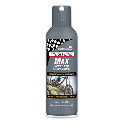 Finish Line Lubricante MAX para suspensión de Bicicleta en Spray, 266 ml
