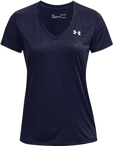 Under Armour Tech Ssv Twist Camiseta, Midnight Navy, S Mujer