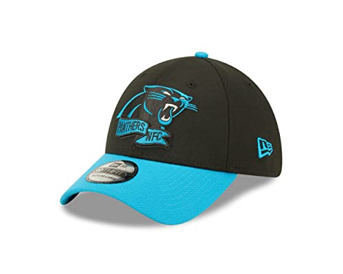 New Era Carolina Panthers NFL 2022 Sideline Black Blue 39Thirty Stretch Cap S-M (6 3/8-7 1/4)
