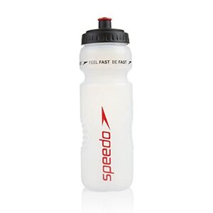 Speedo Water Bottle 800 ml Botella de Agua, Adult Unisex, Rojo, Talla única