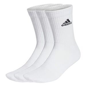 Adidas Cushioned Crew 3 Pairs, Socks Unisex adulto, Blanco (White/Black), 40-42 EU