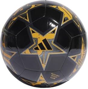 Adidas Unisex Ball (Machine-Stitched) UCL RM CLB, Black/Preloved Yellow/Carbon IA1018, 5