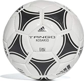 Adidas Tango Rosario Balón de Fútbol, Hombre, Blanco (Blanco/Negro/Negro), 4