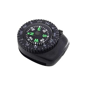 PLGEBR Mini botón de correa de reloj extraíble brújula supervivencia mini bolsillo brújula al aire libre senderismo accesorios de camping