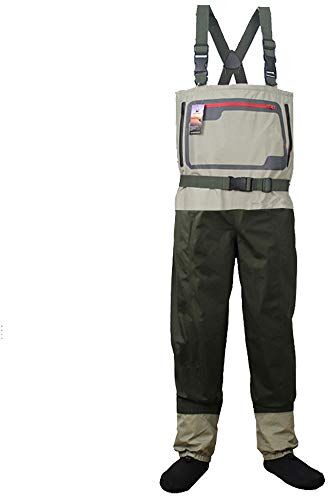 Kylebooker Pesca Waders Pesca Respirables Wader Transpirable vadeador vadeador Pesca Ropa de Pesca vadeador vadeador Pesca Calcetines Calzado Impermeable Pesca Pecho Waders