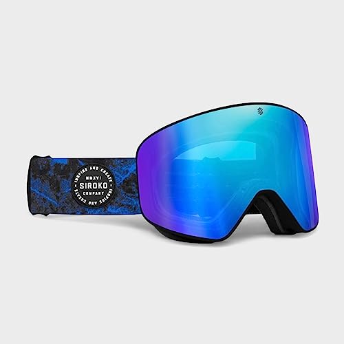 SIROKO Gafas de sol esquí y nieve GX Boardercross Azul Hombre y Mujer