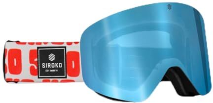 SIROKO Gafas de sol esquí y nieve GX Kids Bold Azul Eléctrico Niños y Niñas