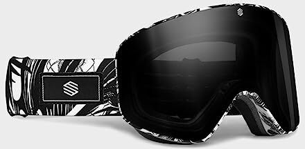 SIROKO Gafas de sol esquí y nieve GX Halfpipe Negro Hombre y Mujer