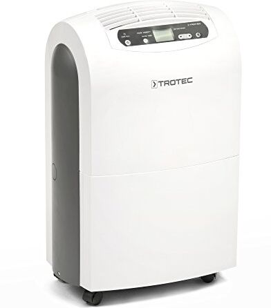 TROTEC Deshumidificador Confort TTK 100 E (deshumidificación de 25L/24h) para habitaciones de 90m ²