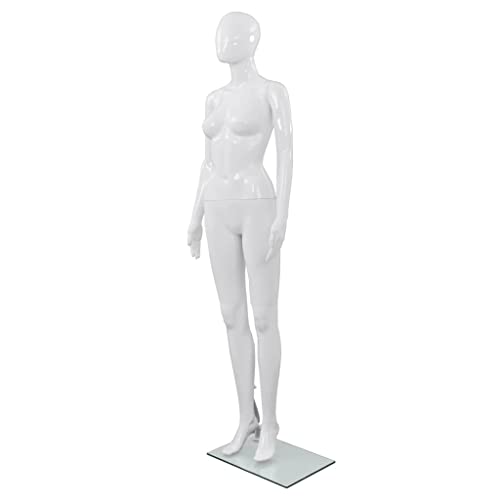 vidaXL Maniquí de Mujer Cuerpo Completo Blanco 175 cm Muñeco Modelo de Ropa