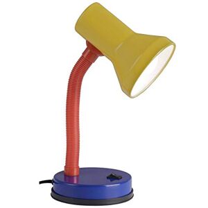 BRILLIANT lamp Junior lámpara de mesa multicolor   1x R80, E27, 40W, adecuado para lámparas reflectoras (no incluidas)   Escala A ++ a E   Con interruptor de palanca