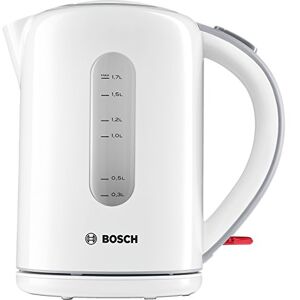 Bosch TWK7601 Hervidor de Agua, 2200 W, 7 Cups, 44 Decibeles, Plastic, Blanco