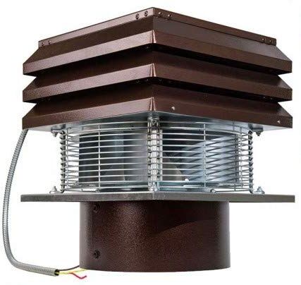 Gemi Elettronica Extractor De Humos Para Chimeneas 30 cm Redonda 300 mm Extractores De Humo Sombrero Eolico Para Estufa Extractores La Extracción De Humo Aspirador De Humos Para Barbacoa Parrilla Estufa De Pellets