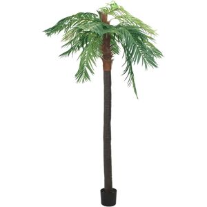 vidaXL Palmera fénix artificial con macetero 305 cm verde