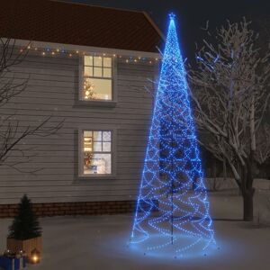 vidaXL Árbol de Navidad con pincho 3000 LED azul 800 cm