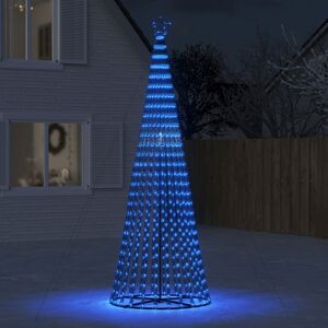 vidaXL Árbol de Navidad cono de luz 688 LEDs azul 300 cm