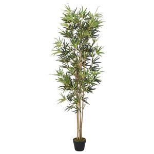 vidaXL Árbol de bambú artificial con 1104 hojas verde 180 cm