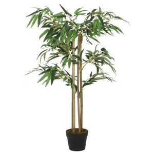 vidaXL Árbol de bambú artificial con 760 hojas verde 120 cm
