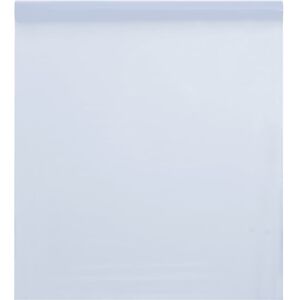 vidaXL Lámina de ventana esmerilada PVC blanco transparente 90x1000 cm