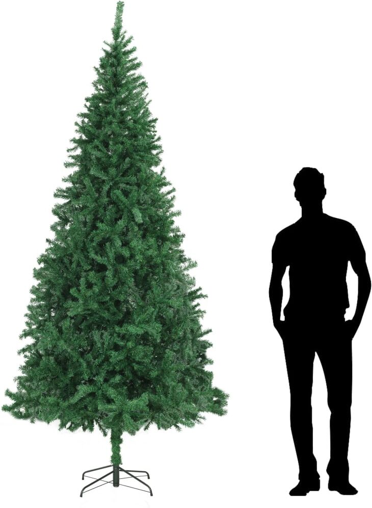 vidaXL Árbol de Navidad artificial verde 300 cm