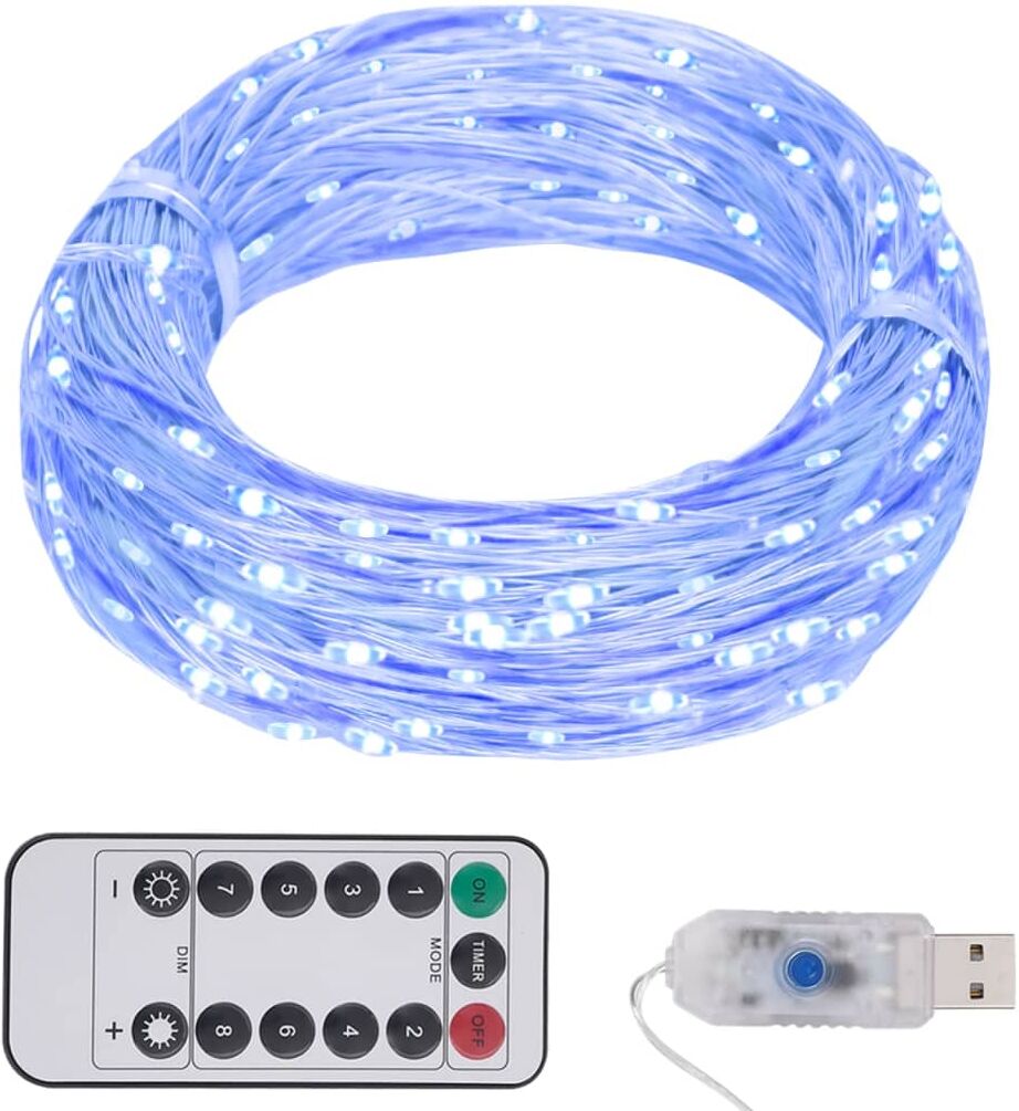 vidaXL Tira de luces con 300 LED PVC azul 30 m