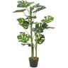 vidaXL Planta artificial monstera con maceta 100 cm verde