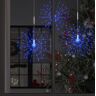 vidaXL Luces de petardo de navidad exterior azul 10 uds 1400 LED 20 cm