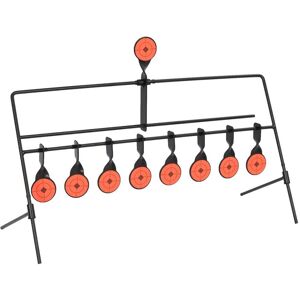 vidaXL Objetivo de tiro giratorio con reinicio automático 8 + 1 figuras