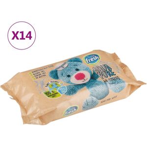 vidaXL Toallitas para bebés 14 paquetes 840 toallitas