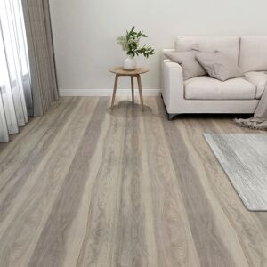 vidaXL Tarimas autoadhesivas 20 unidades PVC 1,86 m² gris taupe