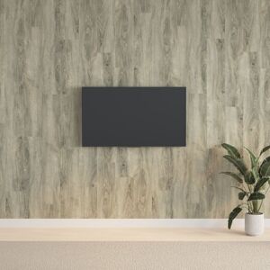 vidaXL Paneles de pared con aspecto de madera PVC gris 2,06 m²