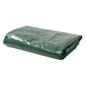 vidaXL Lona 650 g/m² 4x7 m verde