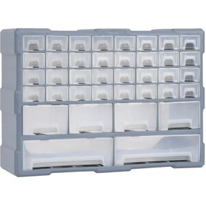 vidaXL Organizador multicajones con 40 cajones 52x16x37,5 cm