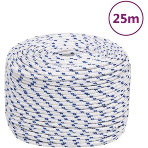 vidaXL Cuerda de barco polipropileno blanco 6 mm 25 m