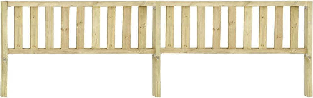 vidaXL Valla de jardín de madera de pino impregnada 3,58x1,1 m vidaXL Valla de jardín de madera de pino impregnada 3,58x1,1 m