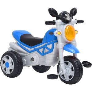 vidaXL Triciclo para niños azul