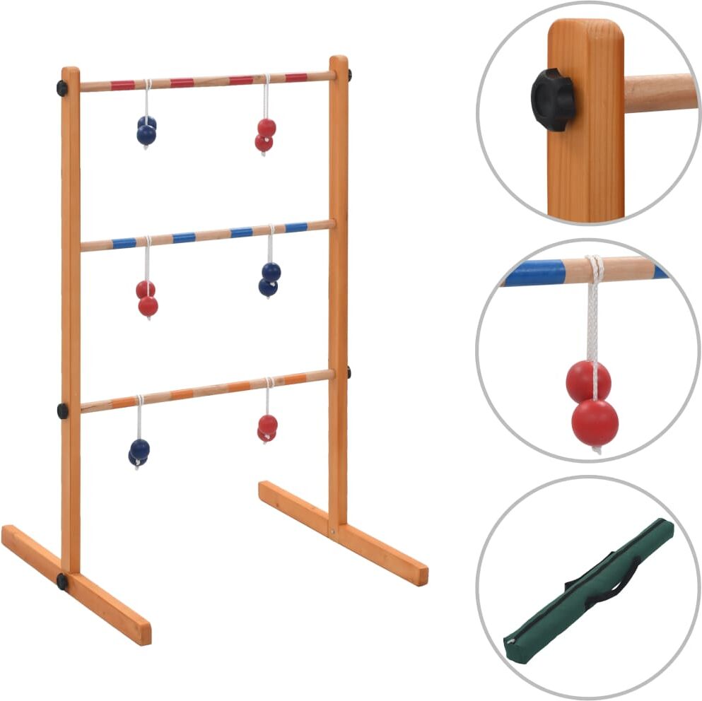 vidaXL Juego Golf Spin Ladder de madera