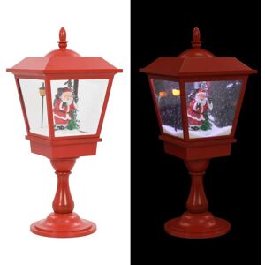 vidaXL Farol de Navidad con base Papá Noel y LED 64 cm