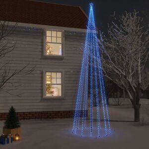 vidaXL Árbol de Navidad con pincho 1134 LED azul 800 cm