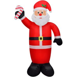 vidaXL Papá Noel inflable con LED 300 cm