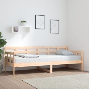 vidaXL Sofá cama madera maciza de pino 80x200 cm