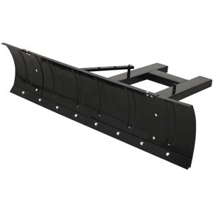 vidaXL Quitanieves para carretilla elevadora negro 150x38 cm