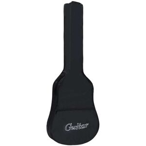 vidaXL Funda para guitarra clásica 4/4 tela negro 100x37 cm