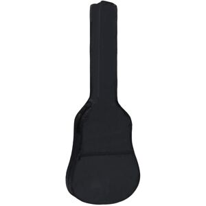 vidaXL Funda para guitarra clásica 1/2 tela negro 94x35 cm