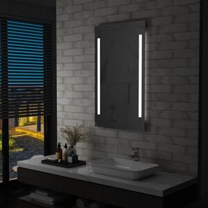 vidaXL Espejo de pared de baño con LED 60x100 cm