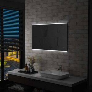 vidaXL Espejo de pared de baño con LED y sensor táctil 100x60 cm