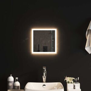 vidaXL Espejo de baño con LED 30x30 cm
