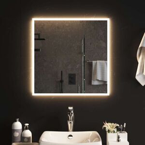 vidaXL Espejo de baño con LED 60x60 cm